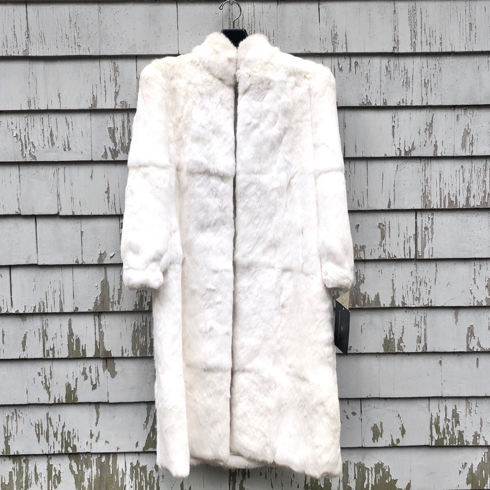VINTAGE RABBIT FUR COAT